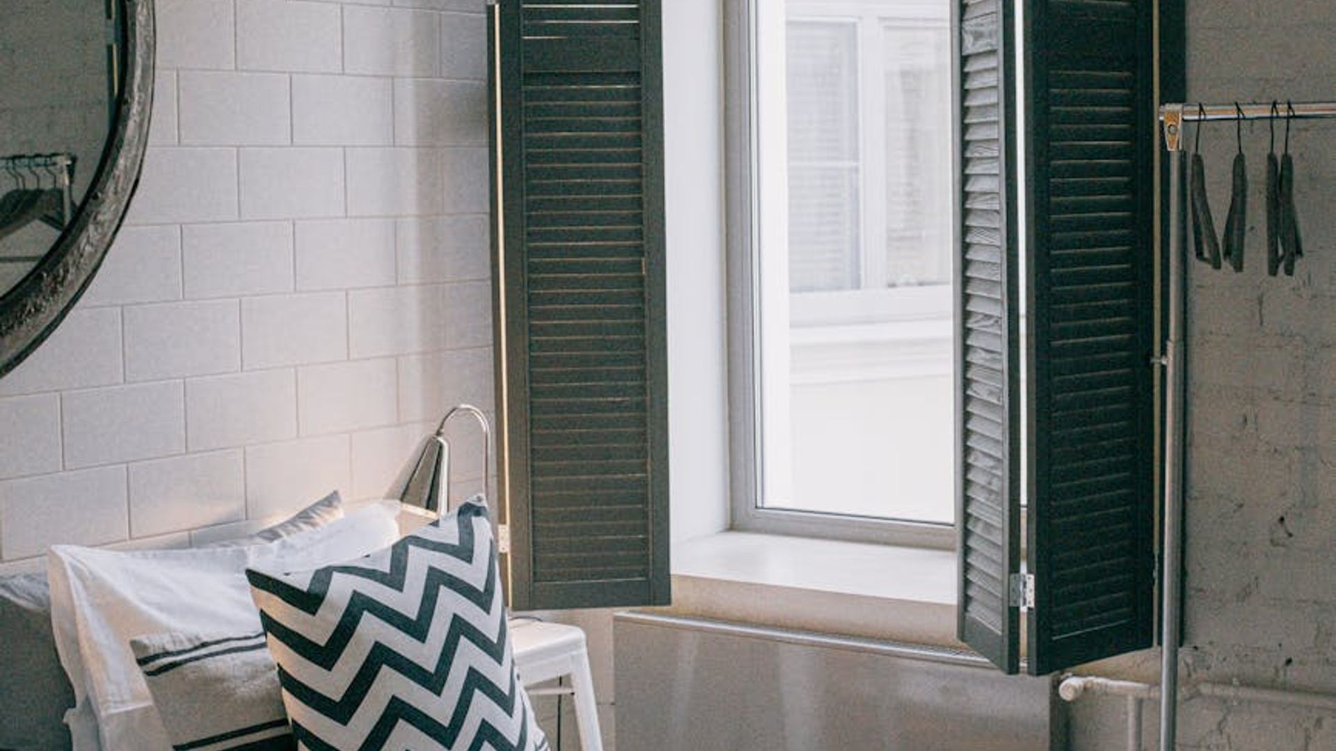 Minimalist bright room with soft light.